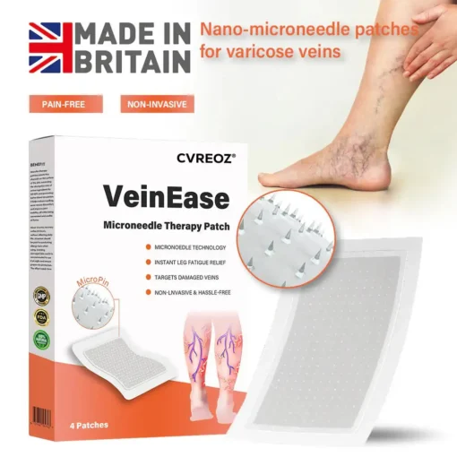 Cvreoz® VeinEase Microneedle Therapy Patch