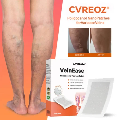 Cvreoz® VeinEase Microneedle Therapy Patch