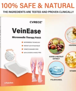 Cvreoz® VeinEase Microneedle Therapy Patch