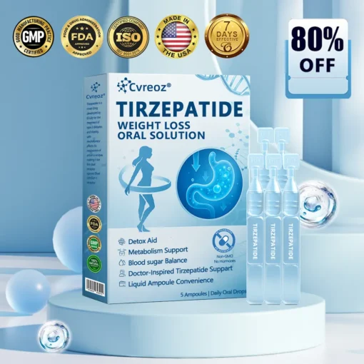 𝑪𝒗𝒓𝒆𝒐𝒛® GLP-1-Tirzepatide Oral Solution