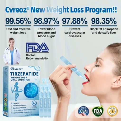 𝑪𝒗𝒓𝒆𝒐𝒛® GLP-1-Tirzepatide Oral Solution