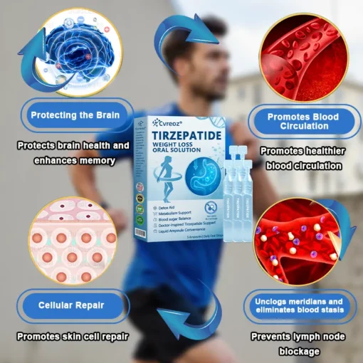 𝑪𝒗𝒓𝒆𝒐𝒛® GLP-1-Tirzepatide Oral Solution
