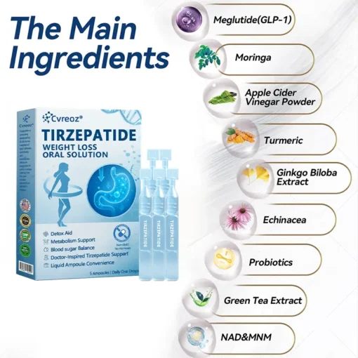𝑪𝒗𝒓𝒆𝒐𝒛® GLP-1-Tirzepatide Oral Solution