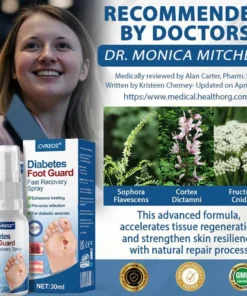 CVREOZ® Diabetes Foot Guard Fast Recovery Spray