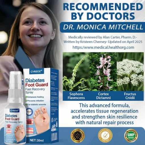 CVREOZ® Diabetes Foot Guard Fast Recovery Spray