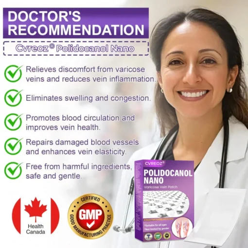Crveoz® NanoPoli Varicose Vein Patch