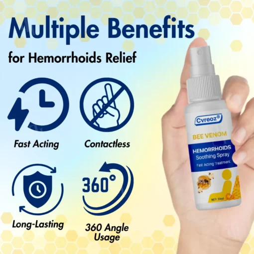 Cvreoz® Bee Venom Hemorrhoids Soothing Spray