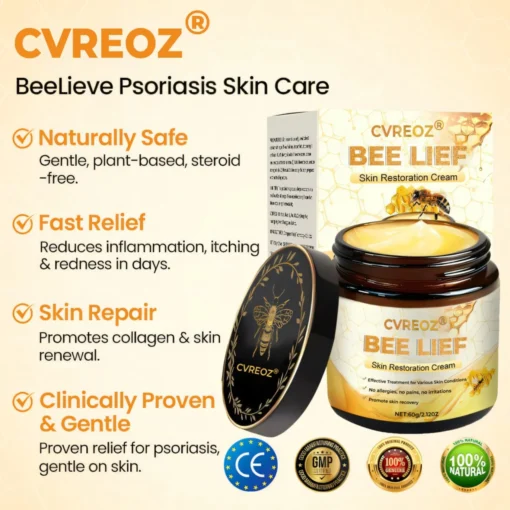 Cvreoz® BeeLief Psoriasis Skin Care Cream
