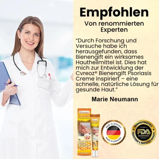 Cvreoz® Bienengift Psoriasis Behandlung Creme