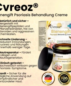 Cvreoz® Bienengift Psoriasis Behandlung Creme