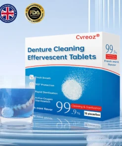 Cvreoz® Denture Cleaning Effervescent Tablets
