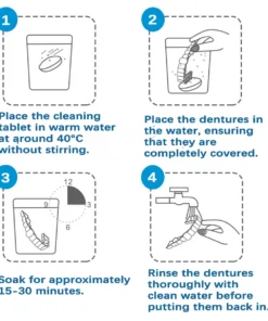 Cvreoz® Denture Cleaning Effervescent Tablets
