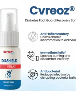 Cvreoz® DiaShield Foot Guard Recovery Spray