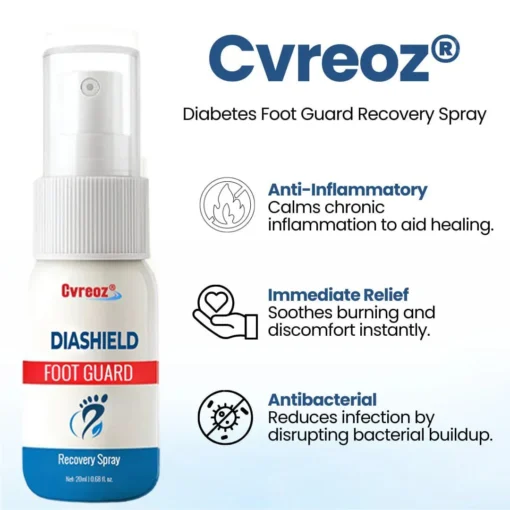 Cvreoz® DiaShield Foot Guard Recovery Spray