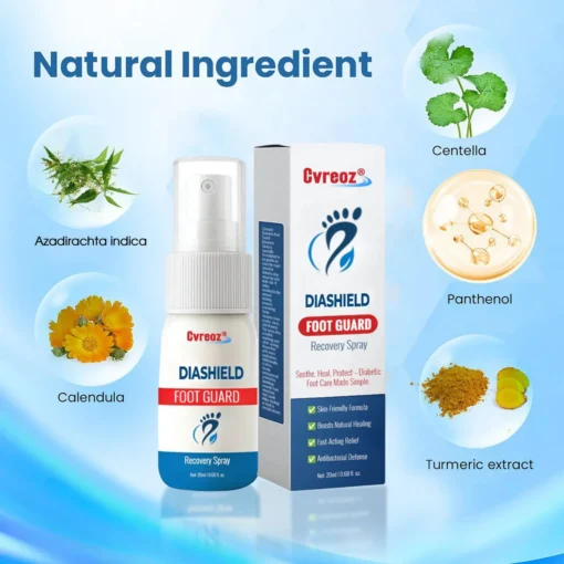 Cvreoz® DiaShield Foot Guard Recovery Spray