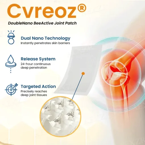 Cvreoz® DoubleNano BeeActive Joint Patch