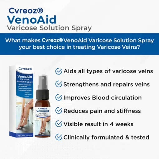 Cvreoz® VenoAid Varicose Solution Spray