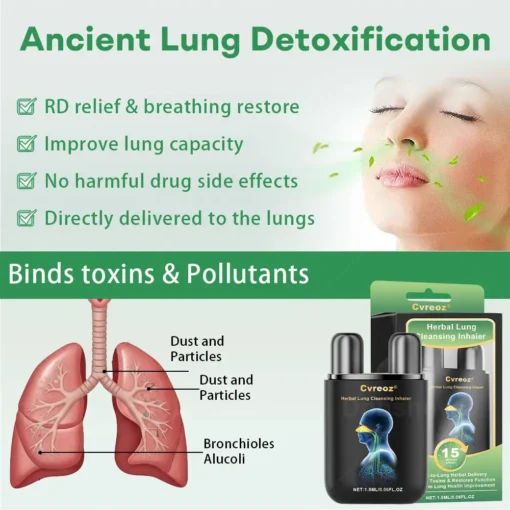 𝐂𝐯𝐫𝐞𝐨𝐳® 𝐇𝐞𝐫𝐛𝐚𝐥 𝐋𝐮𝐧𝐠 𝐂𝐥𝐞𝐚𝐧𝐬𝐢𝐧𝐠 𝐈𝐧𝐡𝐚𝐢𝐞𝐫