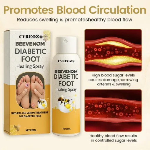 CVREOZ® Bee Venom Diabetic Foot Healing Spray