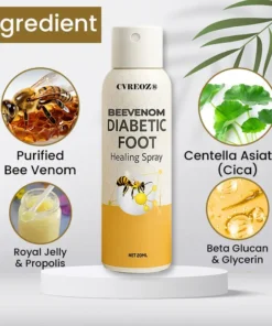 CVREOZ® Bee Venom Diabetic Foot Healing Spray
