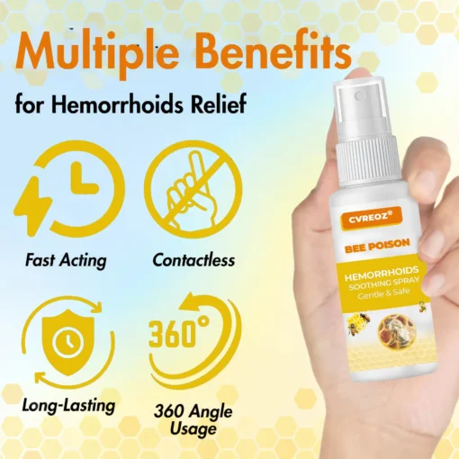 CVREOZ® Hemorrhoids Bee Poison Soothing Spray