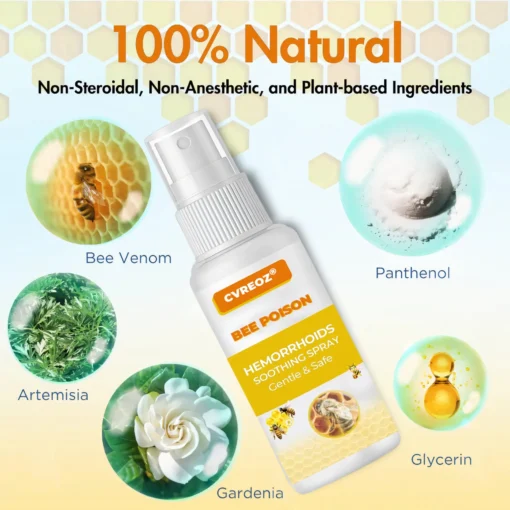 CVREOZ® Hemorrhoids Bee Poison Soothing Spray