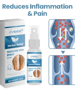 CVREOZ® Herbal Relief Varicose Vein Spray