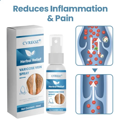 CVREOZ® Herbal Relief Varicose Vein Spray