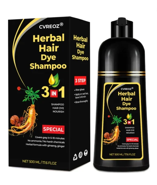 Cvreoz® 3-in-1 Black Hair Dye Shampoo