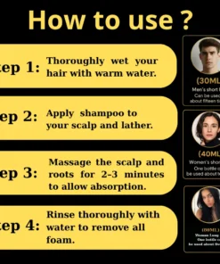 Cvreoz® 3-in-1 Black Hair Dye Shampoo