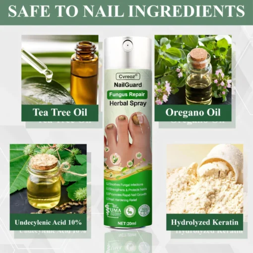 Cvreoz® 7 days Nail Fungus Renewal Herbal Spray