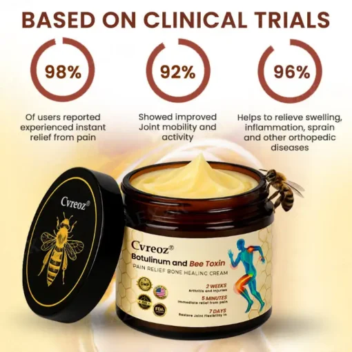 Cvreoz® Botulinum and Bee Toxin Pain Relief Bone Healing Cream