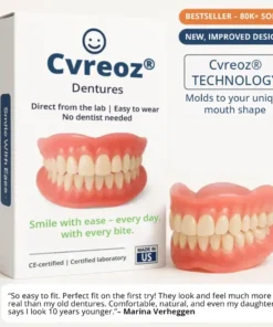 Cvreoz® Custom-Fit Functional Dentures – Perfect Fit in Minutes, Right at Home
