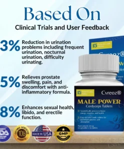 Cvreoz® Male Power Cordyceps Tablets