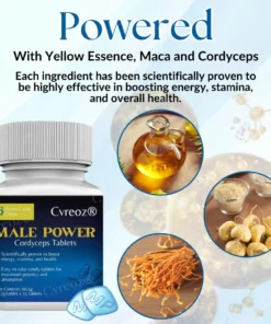 Cvreoz® Male Power Cordyceps Tablets