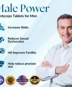 Cvreoz® Male Power Cordyceps Tablets