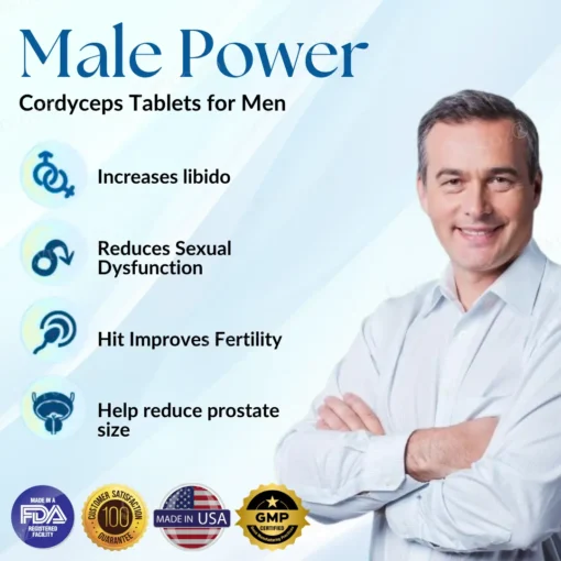 Cvreoz® Male Power Cordyceps Tablets