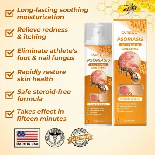 Cvreoz® Psoriasis Bee Venom Care Spray