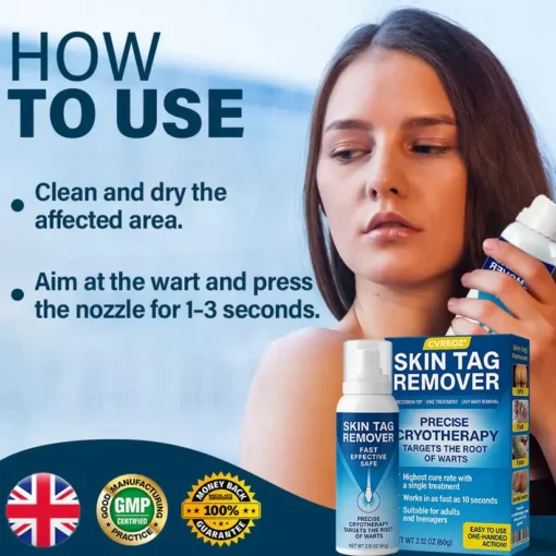 Cvreoz® TagRecede Cryo Treatment Spray