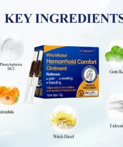 CVREOZ® WitchRelief Hemorrhoid Comfort Ointment