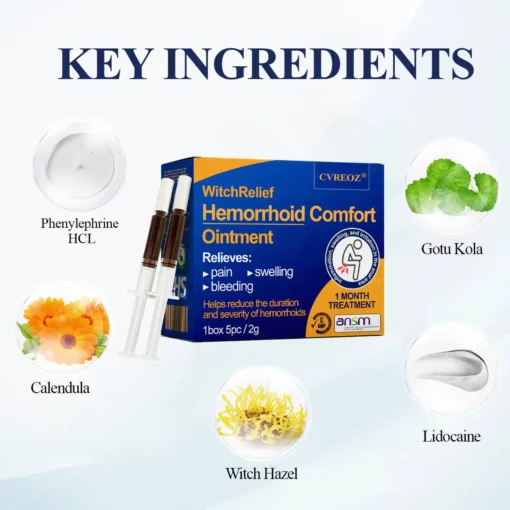 CVREOZ® WitchRelief Hemorrhoid Comfort Ointment