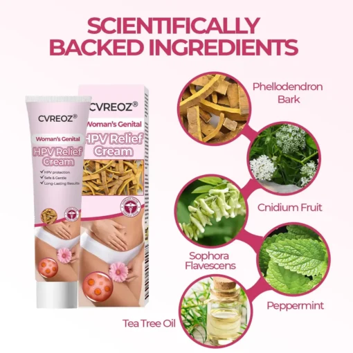 CVREOZ® Woman's Genital HPV Relief Cream