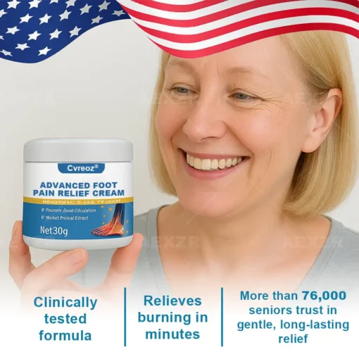 Cvreoz® ADVANCED FOOT PAIN RELIEF CREAM