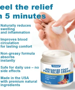Cvreoz® ADVANCED FOOT PAIN RELIEF CREAM