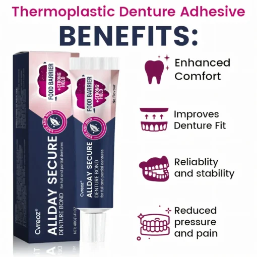 Cvreoz® AllDay Secure Denture Bond