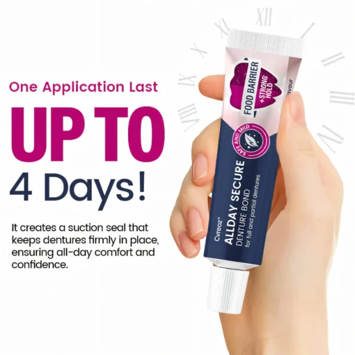 Cvreoz® AllDay Secure Denture Bond