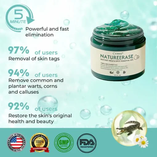 Cvreoz® NatureErase Instant Mole & Spot Removal Gel