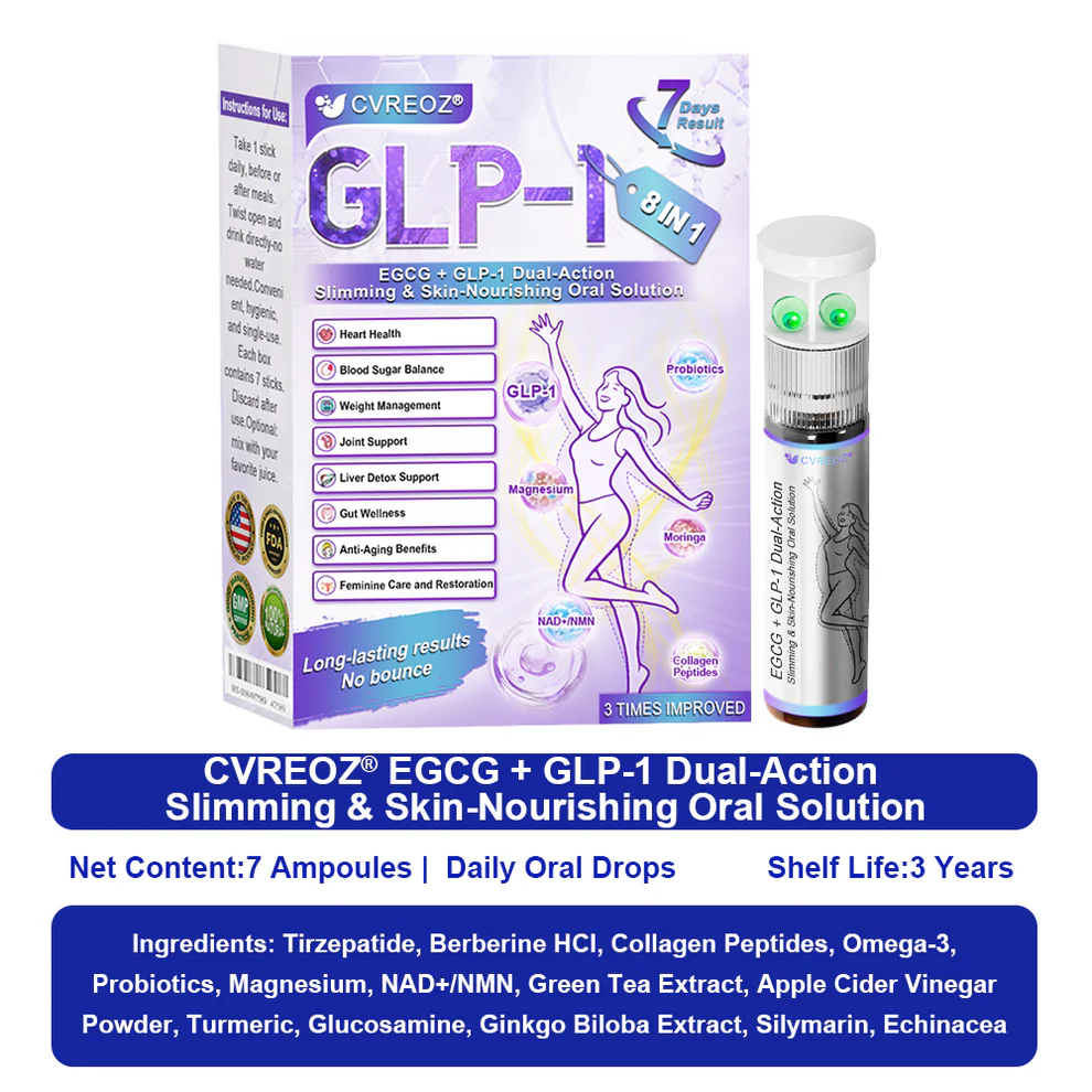 cvreoz tirzepatide oral drops Cvreoz® EGCG + GLP-1 Dual-Action Slimming & Skin-Nourishing Oral Solution