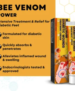 Cvreoz® Bee Venom Diabetic Wounds Treatment Cream