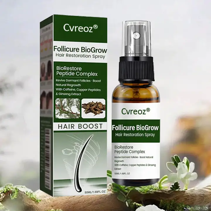 Cvreoz® Follicure BioGrow Hair Restoration Spray
